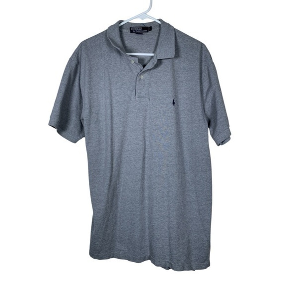 Ralph Lauren Gray Polo Shirt Size Large EUC #DS-1505